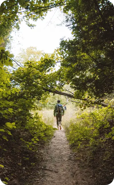 Nature walk and hiking experience at Bustani Tulivu Western Kenya