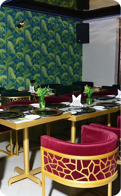 Boardroom style meeting space at Bustani Tulivu resort Kenya