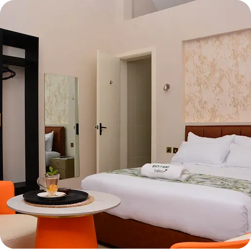 Superior room at Bustani Tulivu refined cottage accommodation Kenya